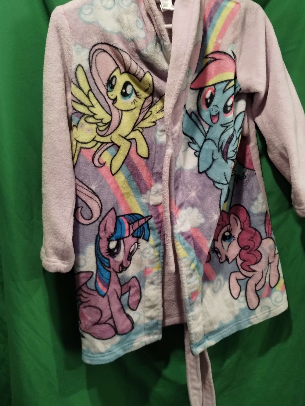 MY LITTLE PONY CHILDRENS GIRLS BATHROBE NEVER WORN